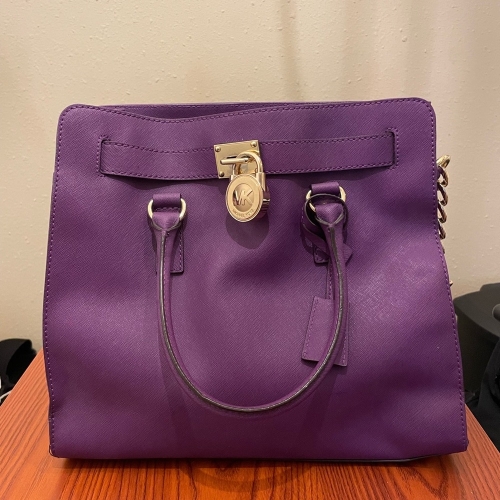 Michael Kors Hamilton Large North South Purple